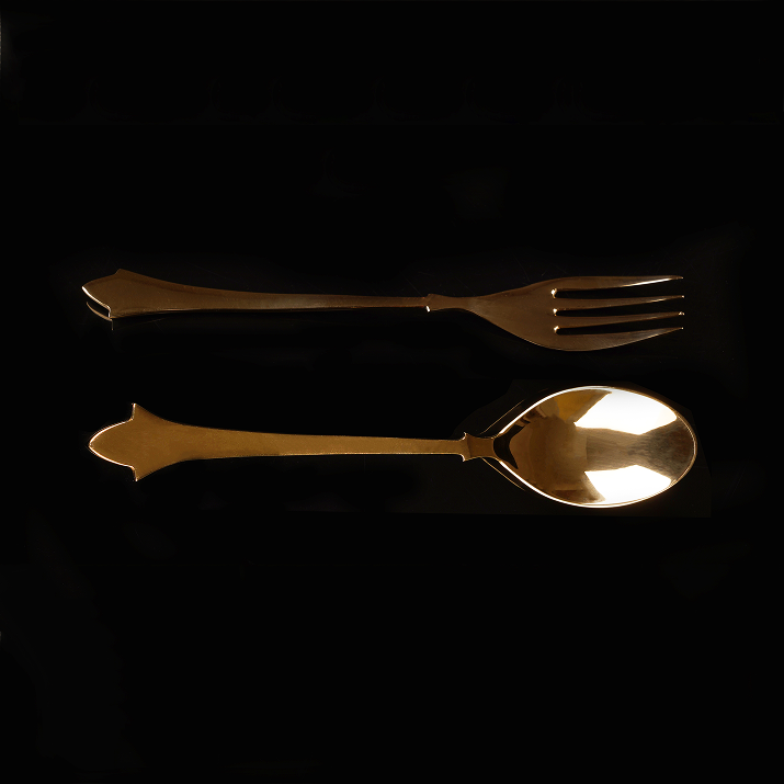 Crescent Spoon & Fork