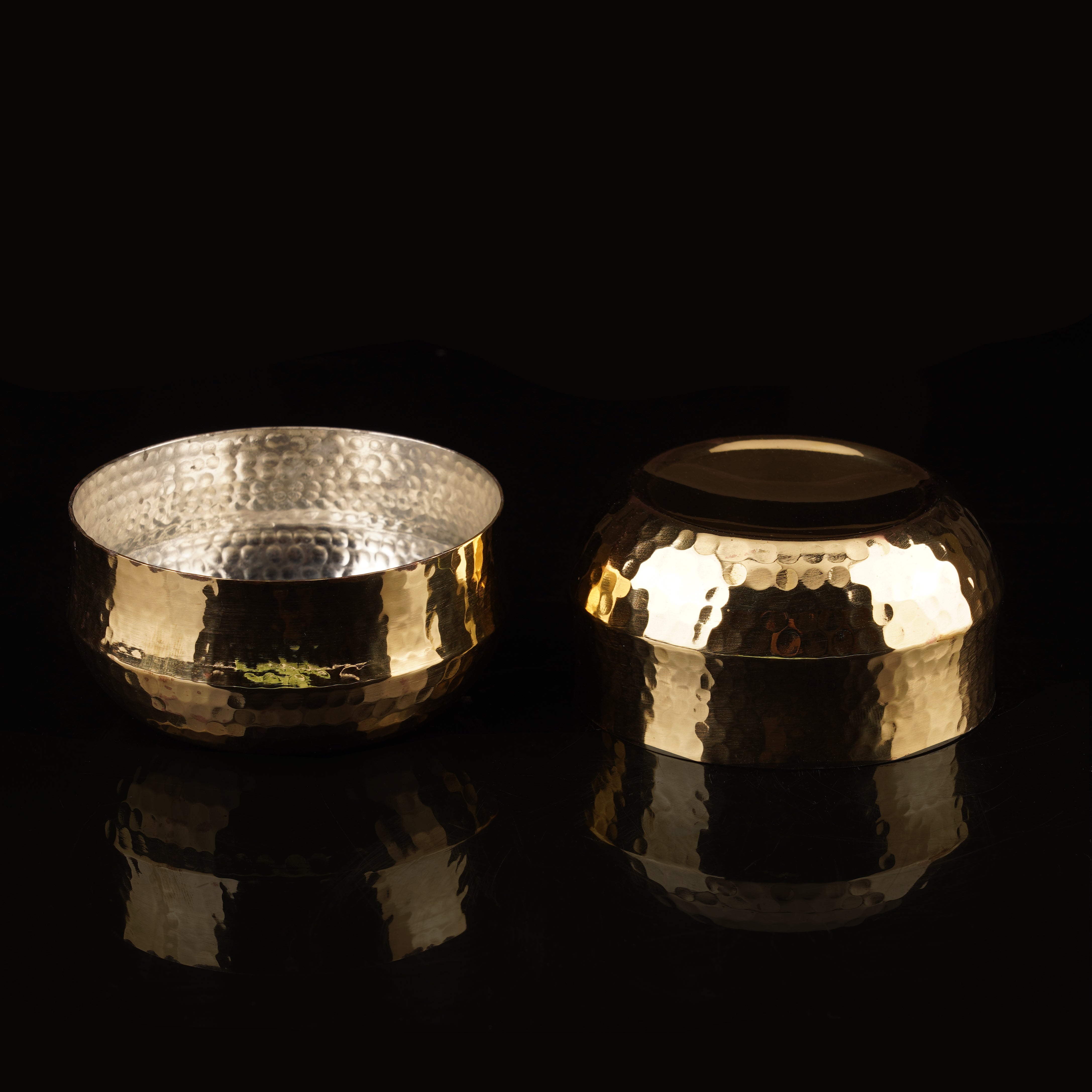 Hookka Katori Gold Kalai Set of 2