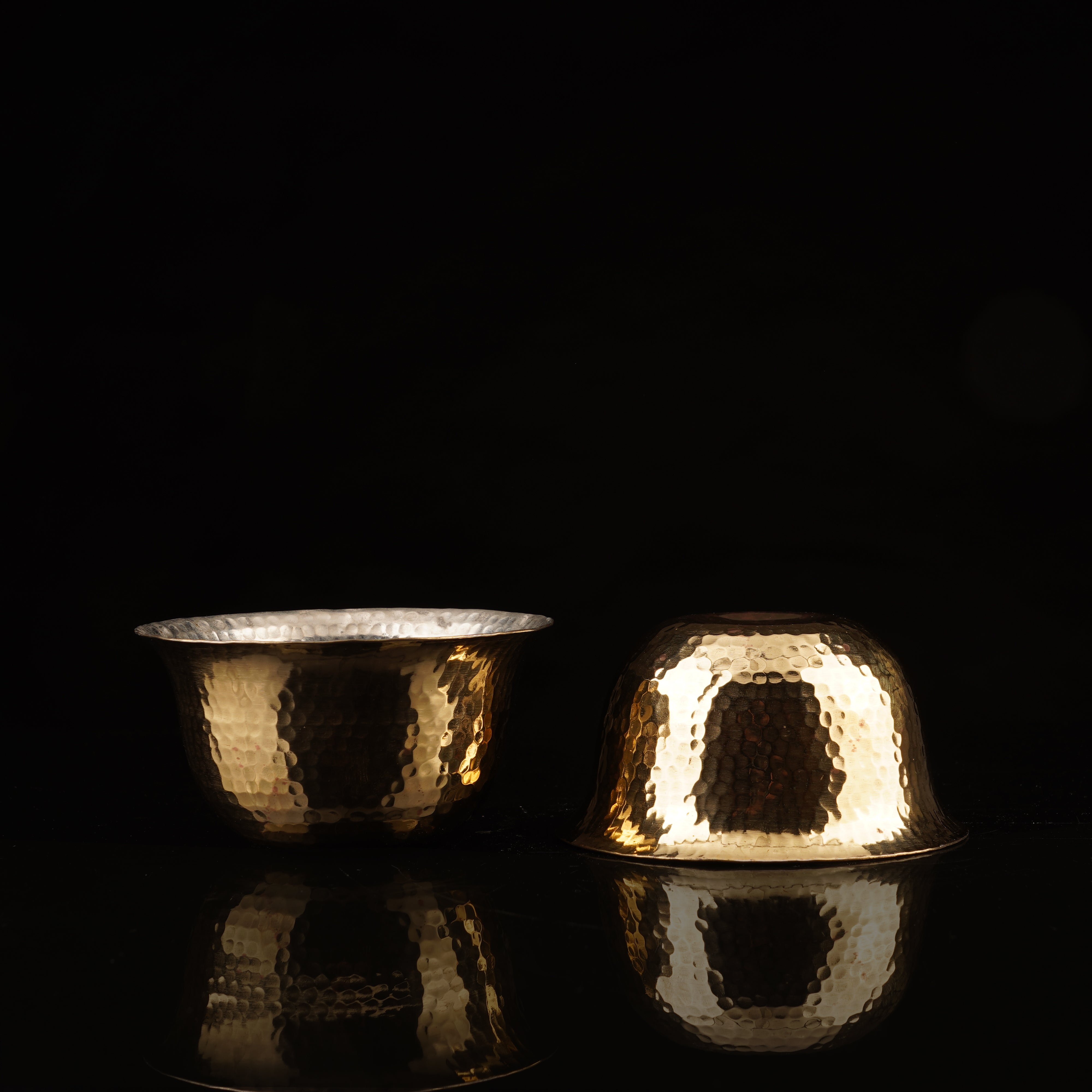 Hookka Katori Gold Kalai Set of 2