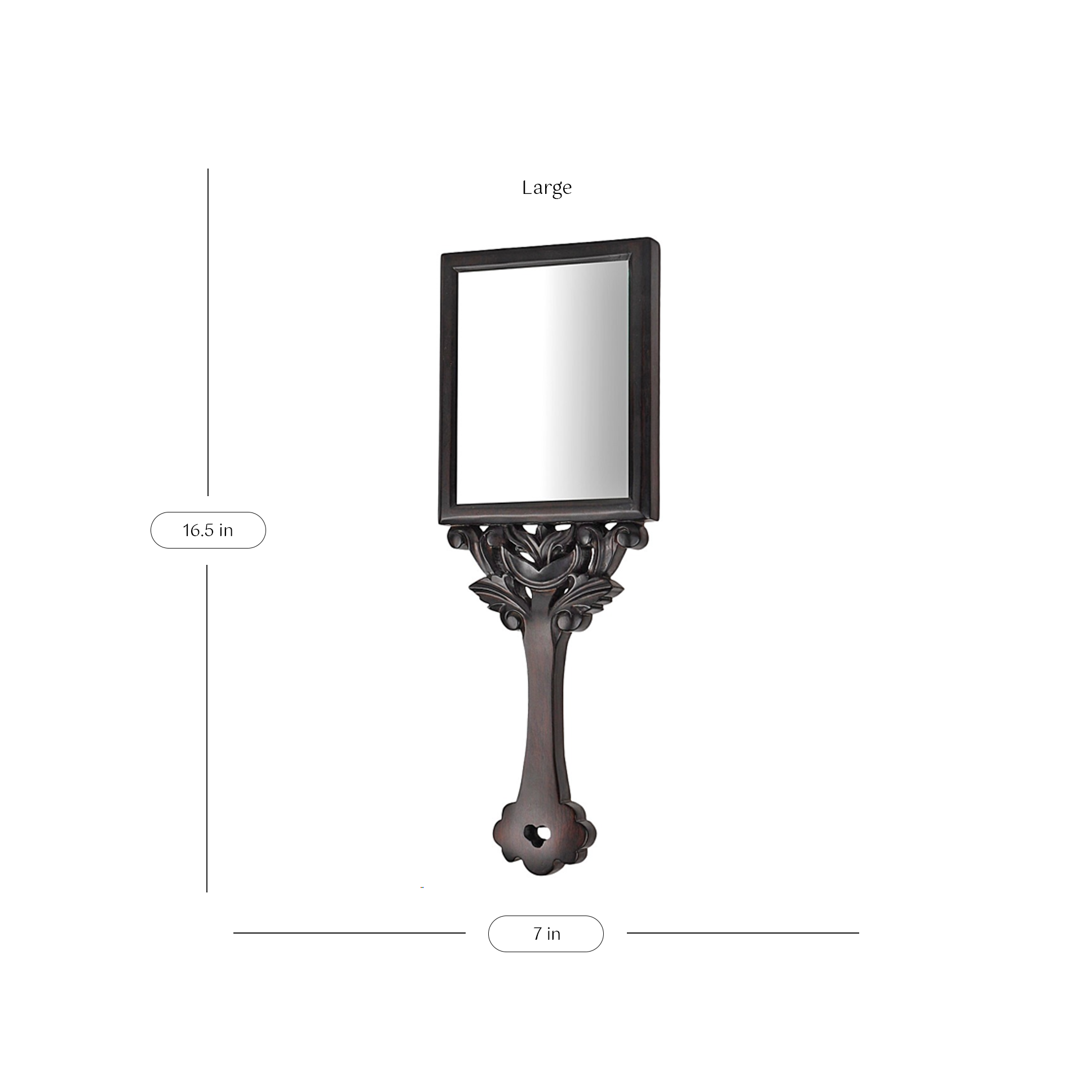 Chettinad Handheld Mirror