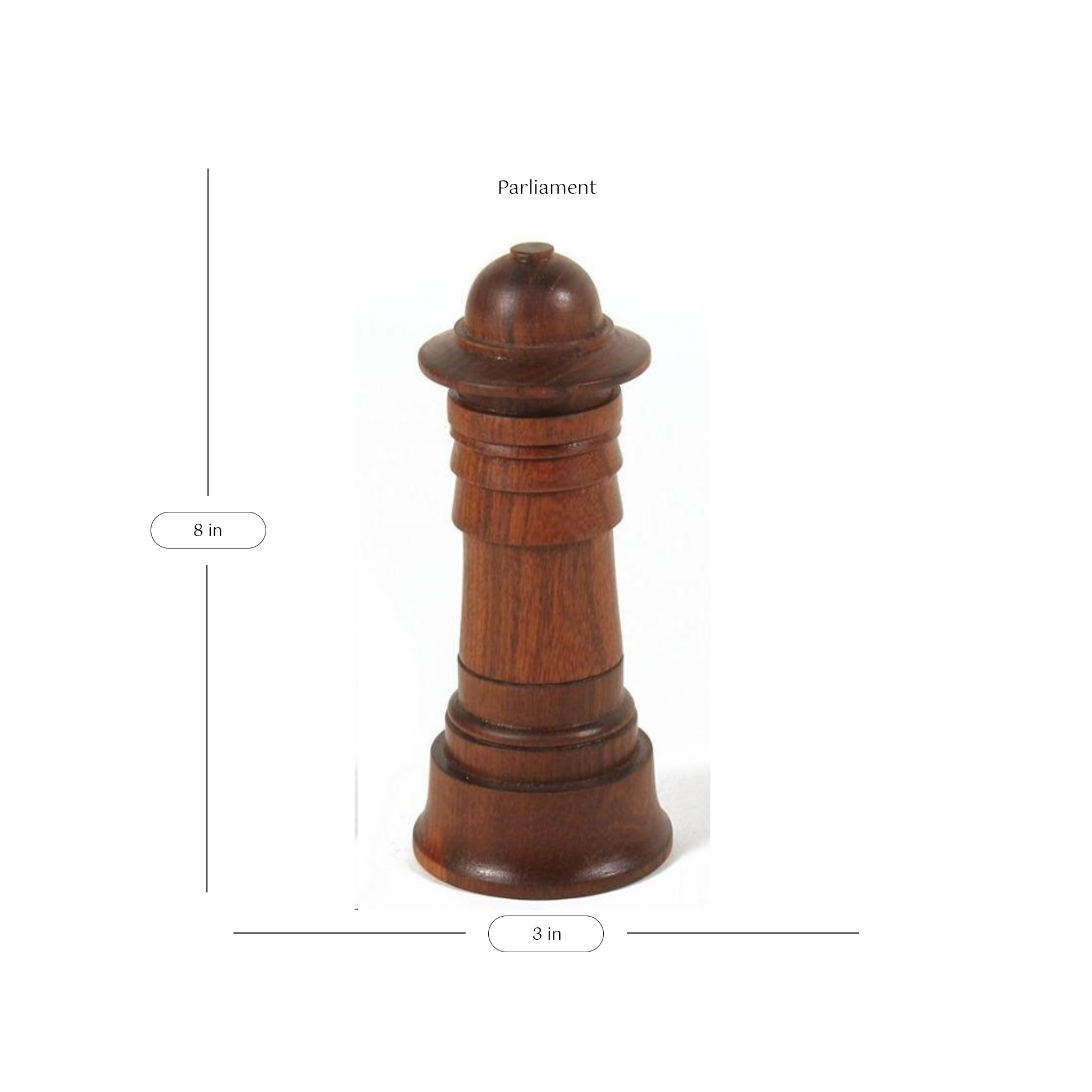 Lutyens Pepper Mill