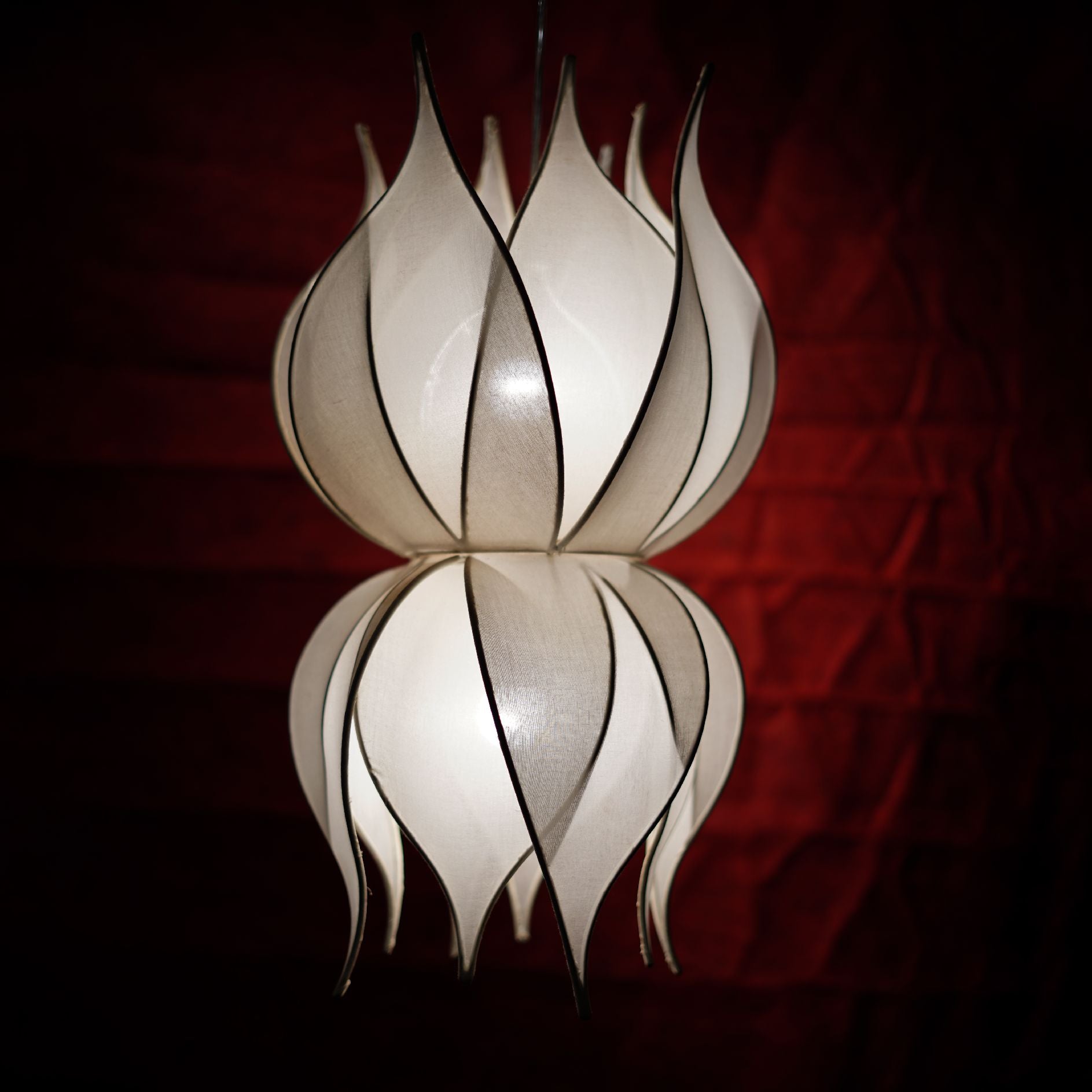 Double Lotus Pendant Lamp